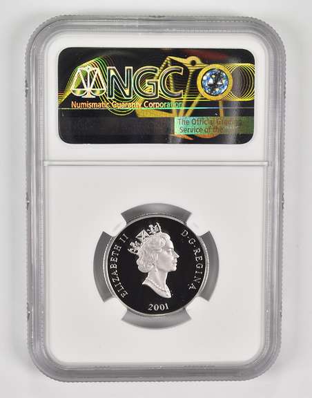 PF70 2001 Canada $150 Platinum Harlequin Duck Endangered Wildlife NGC