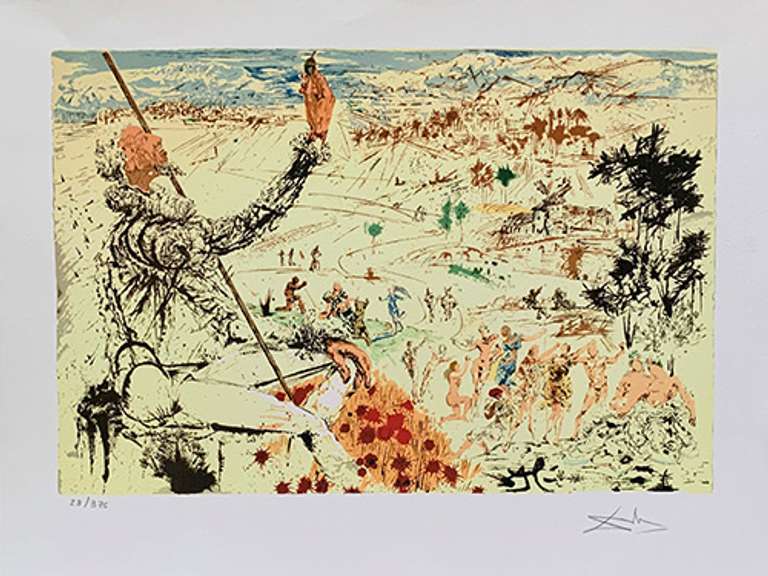 Salvador Dali, Don Quixote La Mancha