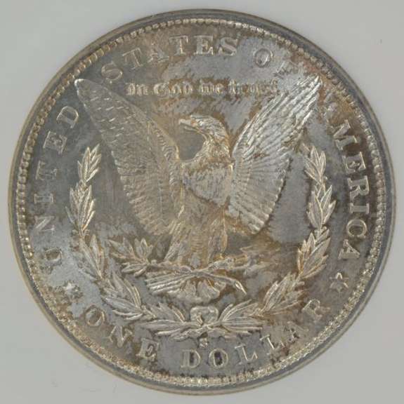 Super near Gem BU 1879-S Morgan Silver Dollar NGC MS64