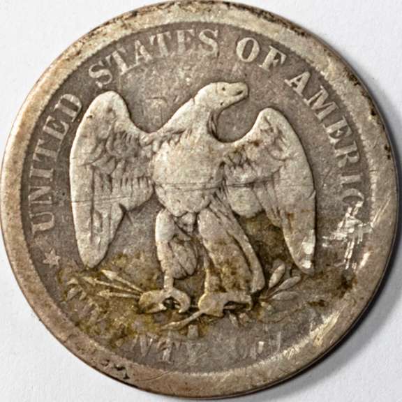1875 S 20 Cent Piece