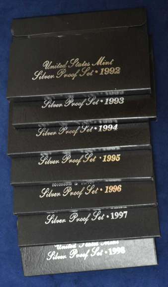 1992-1998 US Silver Proof Sets