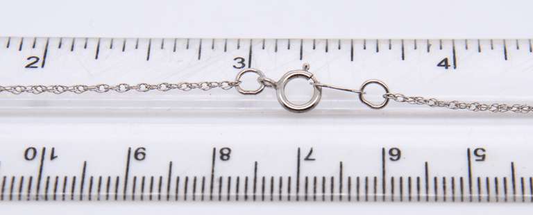 Vintage Sterling Silver Rope Chain Necklace