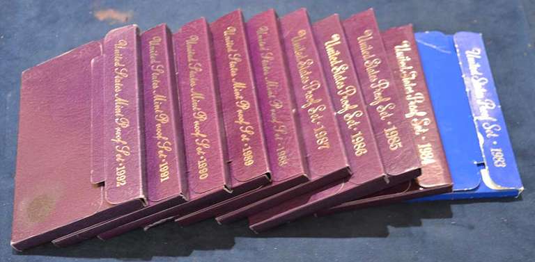 1983-1992 Proof Set Run OGP