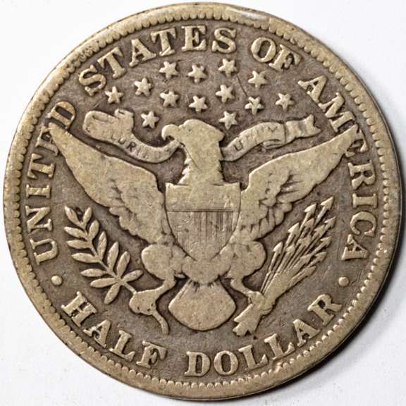 Toned 1894 Barber Half Dollar