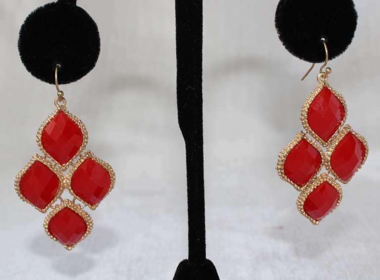 Sexy Burgundy Color Fashion Earrings