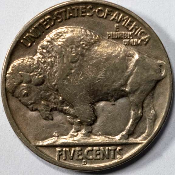 1936 D Lusterus Choice Buffalo Nickel