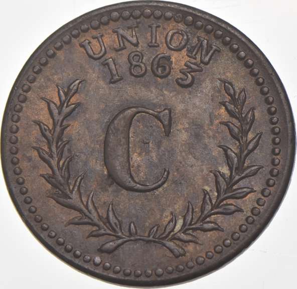 1863 Charnleys Oranges Civil War Token R 70DC