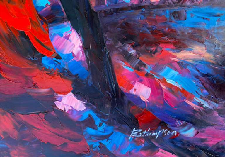 ONE OF A KIND BEAUTIFUL PAINTING ON CANVAS