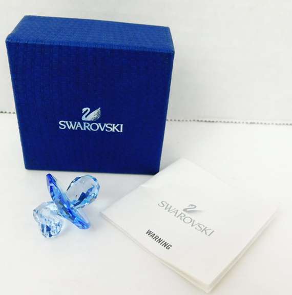 2010 Swarovski Blue Crystal Pacifier with Box