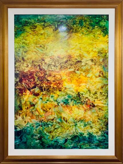 Kamran Khavarani Original Oil on Paper