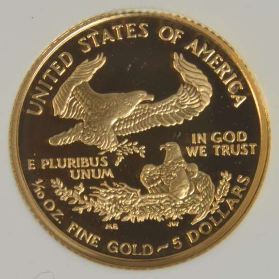 Perfect NGC PF70 ULTRA CAMEO 2006-W $5 Gold Eagle coin