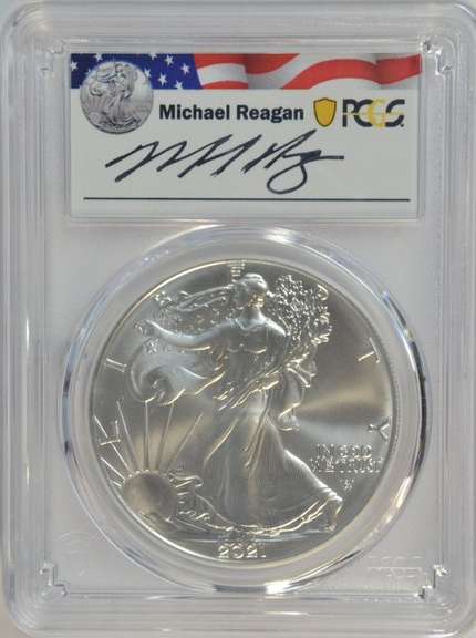 First Day of Issue Legacy Series 2021 PCGS MS70 $1 Eagle-Ty 2