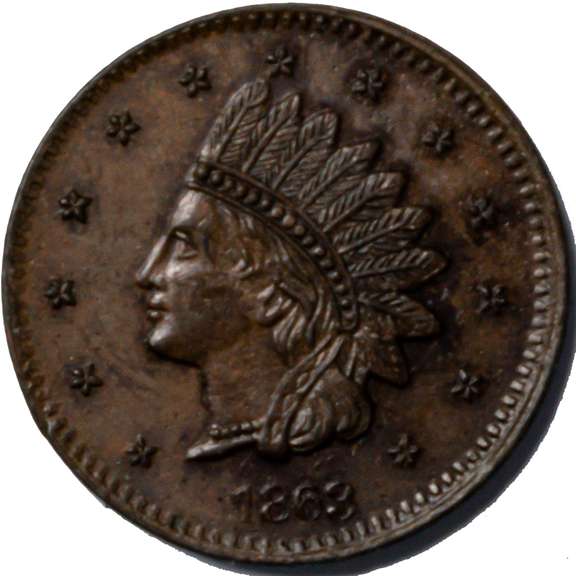 1863 G Parsons. NY City NY Fireworks Civil War Store Card.
