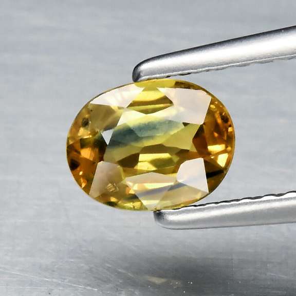 Rich canary yellow .87ct Sapphire