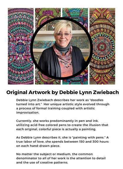 Handmade Artwork by Debbie Lynn Zwiebach: Red Leaves: One of a Kind