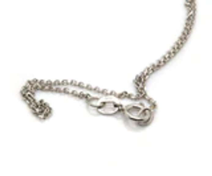 Attractive White Gold Iolite and Pear Diamond Pendant on Chain