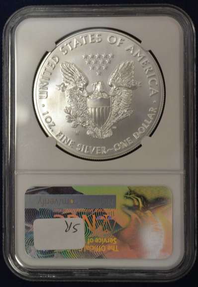 2017-W Burnished Silver Eagle First Day Of Issue Signed By 11th Chief Engraver Elizabeth Jones NGC MS70
