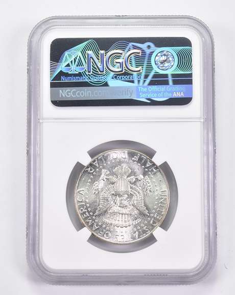 MS66 1964 Kennedy Half Dollar - Graded NGC Toned