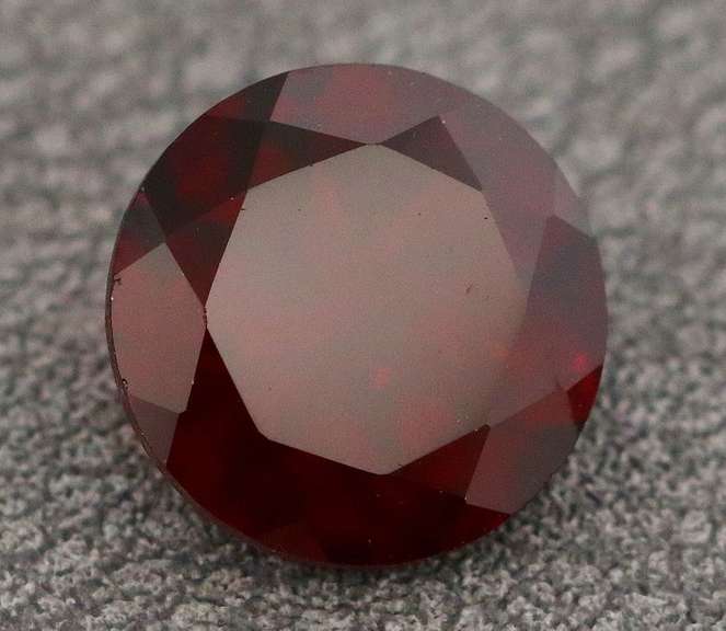 Ravishing 4.33ct black cherry red Mozambique Garnet solitaire