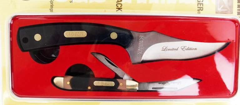 2019 Limited Ed. Schrade Old Timer Knife Set - New