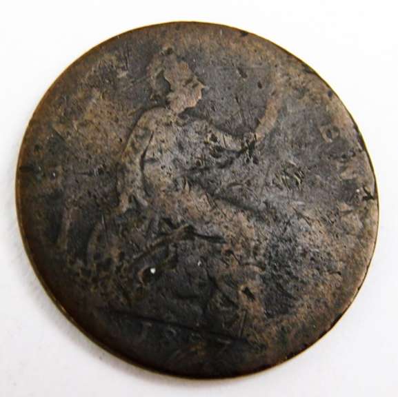1887 British 1/2 Penny