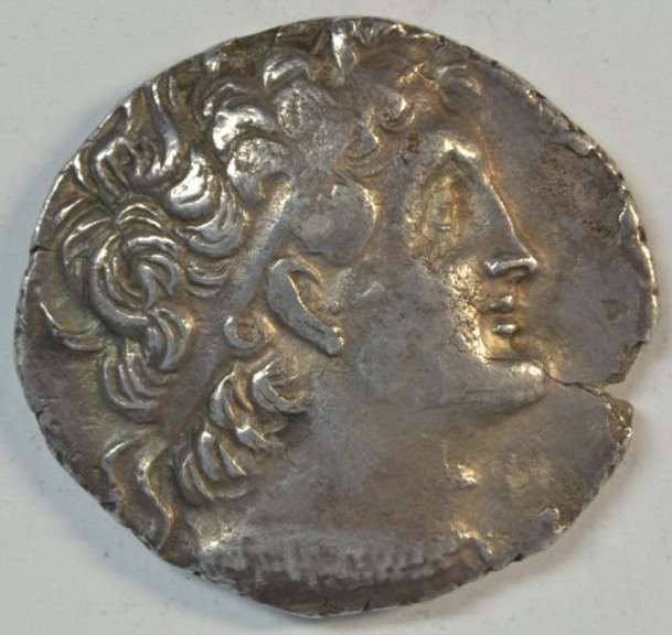 Scarce sharp Ptolemy VI Silver Tetradrachm, 180-170 BC.