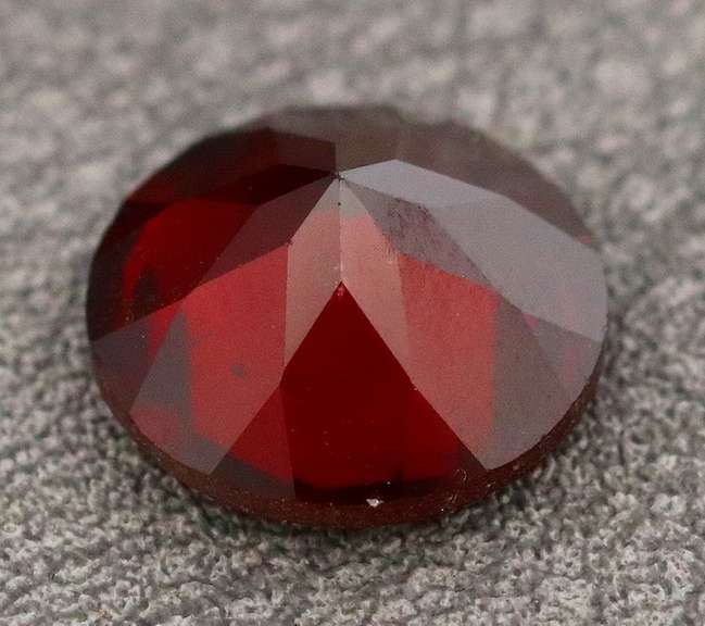 Ravishing 4.33ct black cherry red Mozambique Garnet solitaire