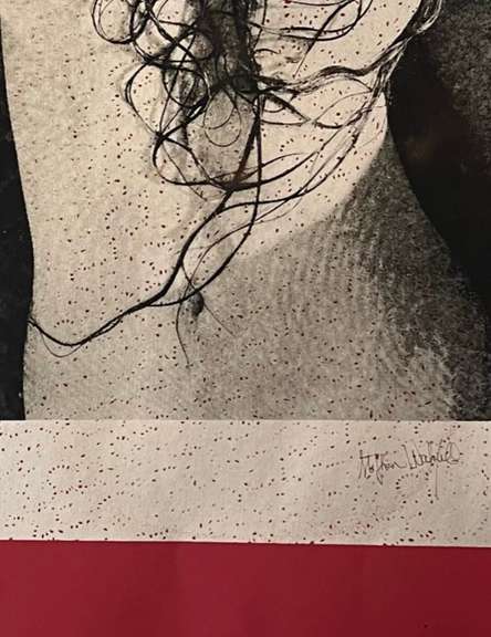 Original Artwork by Stephen Wakefield Torso Landscape on Paper 2
