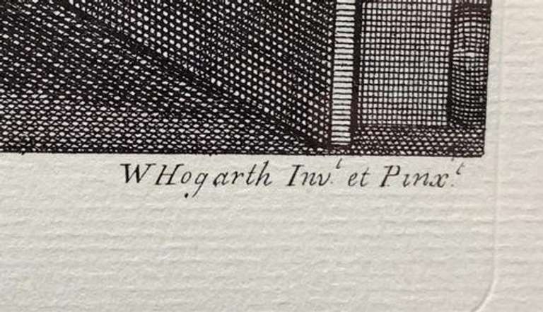 William Hogarth Vintage Engraving