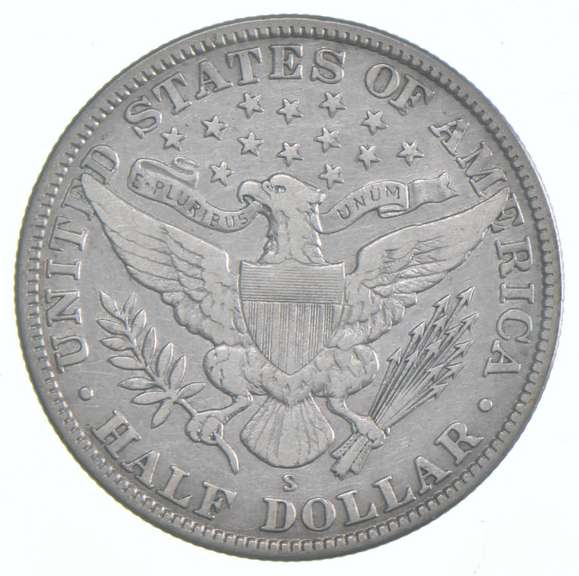 1914-S Barber Half Dollar