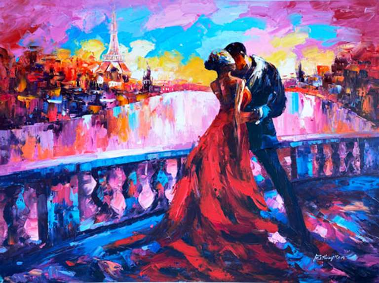 ONE OF A KIND BEAUTIFUL PAINTING ON CANVAS