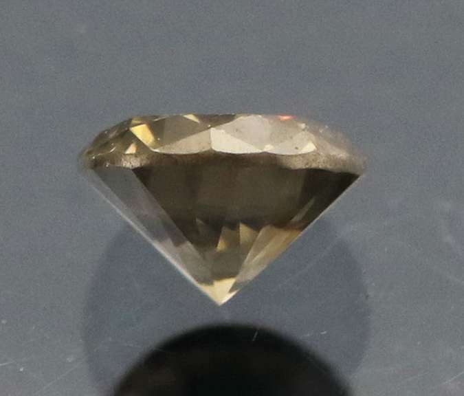 Stunning 0.33ct smooth cut Champagne Diamond solitaire