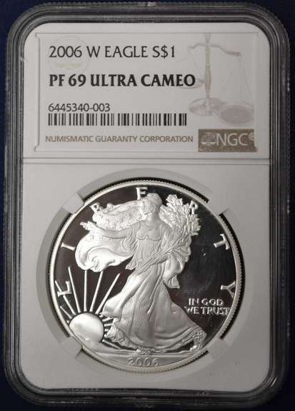 2006-W American Silver Eagle PF69 Ultra Cameo
