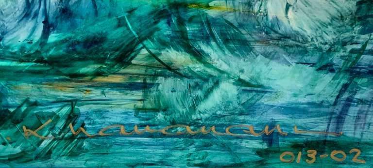 Kamran Khavarani Original Oil on Paper