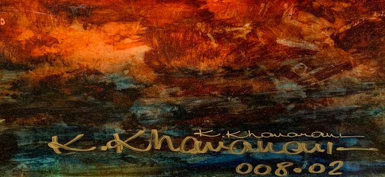 Kamran Khavarani Original Oil on Paper