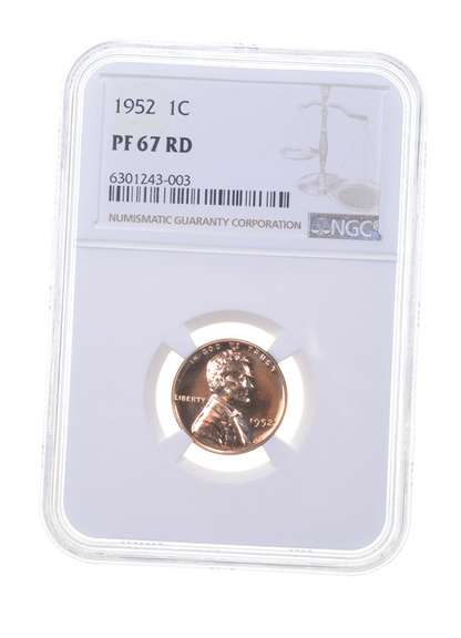 PF67 RD 1952 Lincoln Wheat Cent - Graded NGC