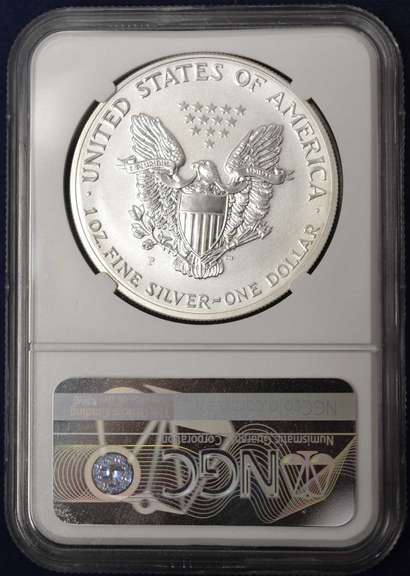 2006-P 20th Anniversary Silver Eagle From Silver Dollar Set NGC Reverse PF69