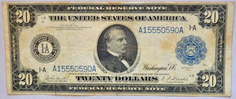 $10 Series 1914 Federal Reserve Note