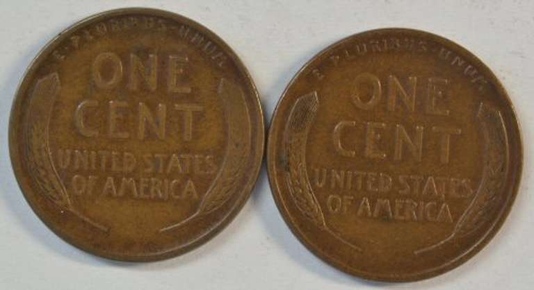 Sharp pair of semi-key date Lincoln Cent: 1915-S & 1924-D