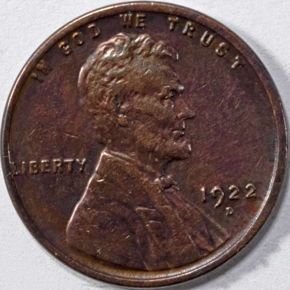 Strong 1922 D Lincoln Cent