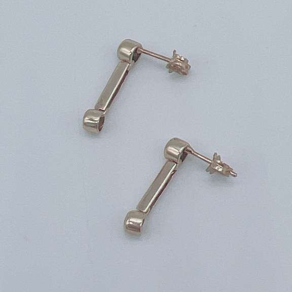 14kt Gold & Diamond Earrings