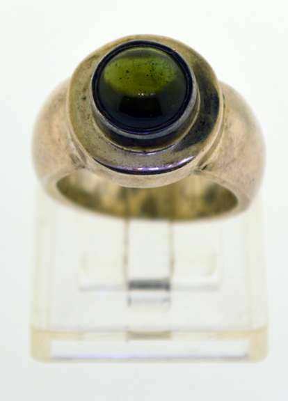 Sterling Silver Smokey Quartz Solid Ring