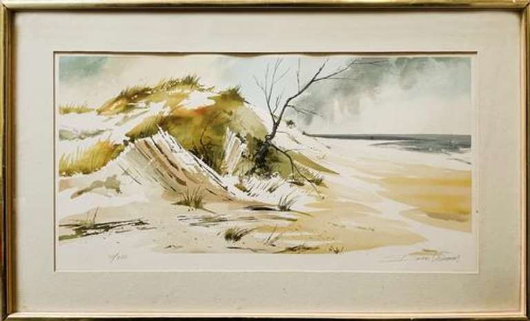 Signed Seascape Limited Edition Lithograph 71/260