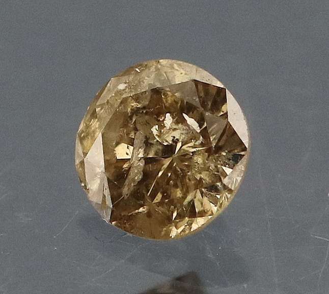 Eye catching 0.20ct smooth cut Chocolate Diamond solitaire