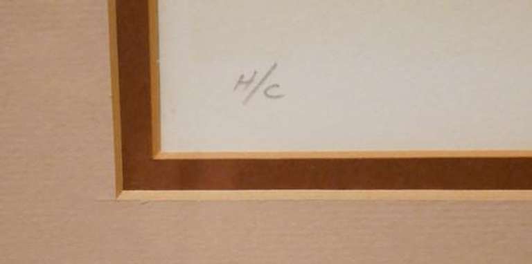 Ben Avram Color Lithograph Signed