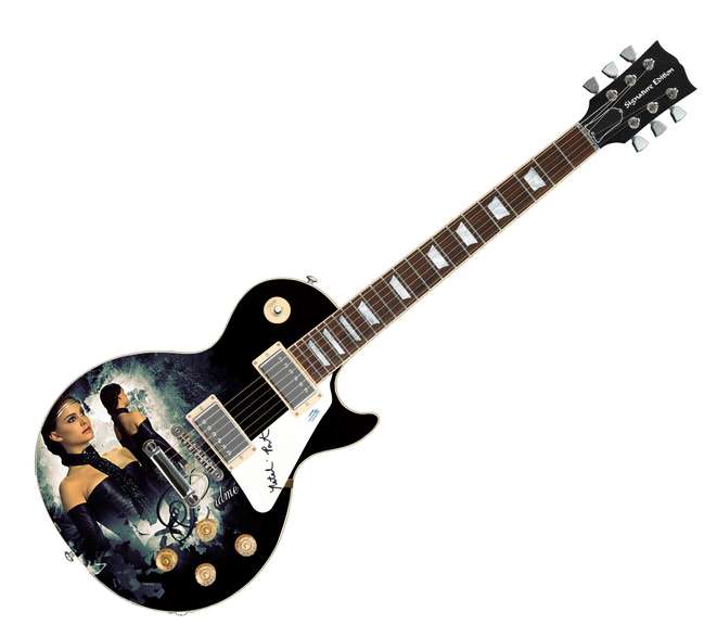 Star Wars Natalie Portman Autographed Signed Photo Guitar ACOA