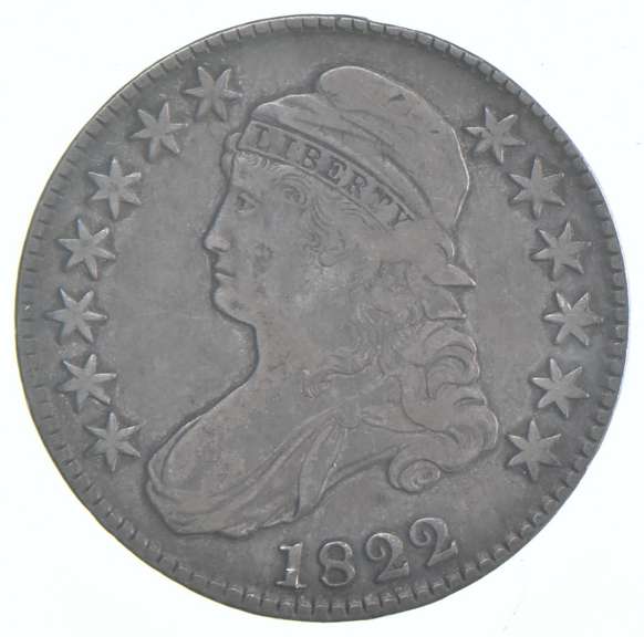 1822 Capped Bust Half Dollar - Rim File