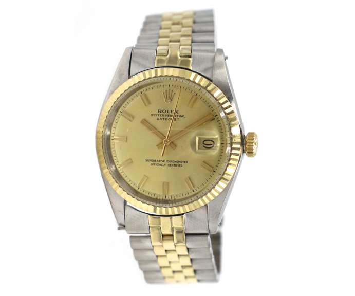 1975 Rolex Datejust Two-Tone 1601 W/ Cert