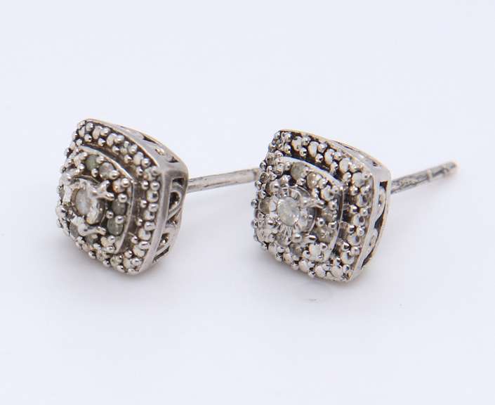 Lot of 2 Sterling Silver Earrings