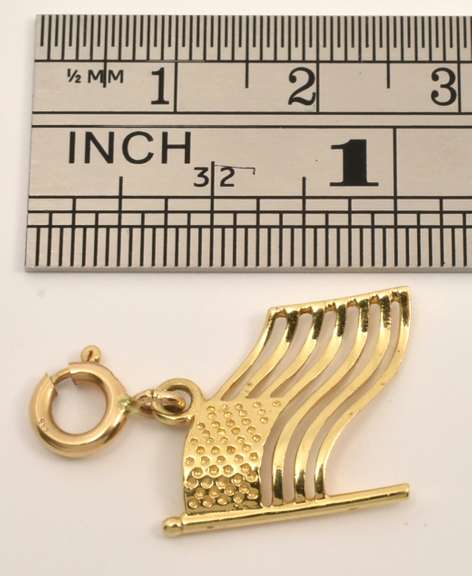Patriotic Flag Charm or Pendant